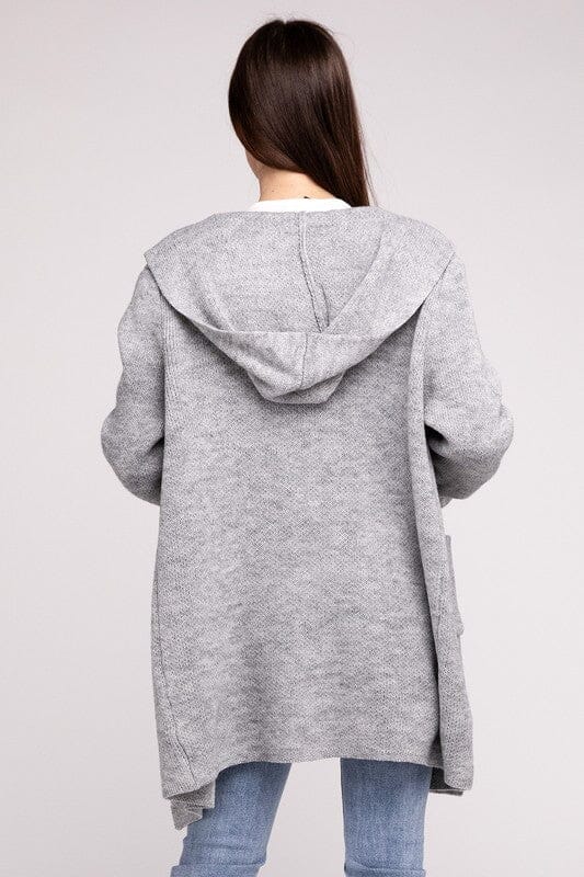 Francesca Cardigan con Cappuccio Aperto Frontal per Donne