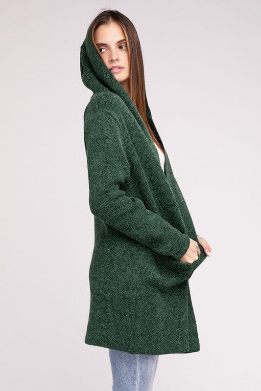Francesca Cardigan con Cappuccio Aperto Frontal per Donne