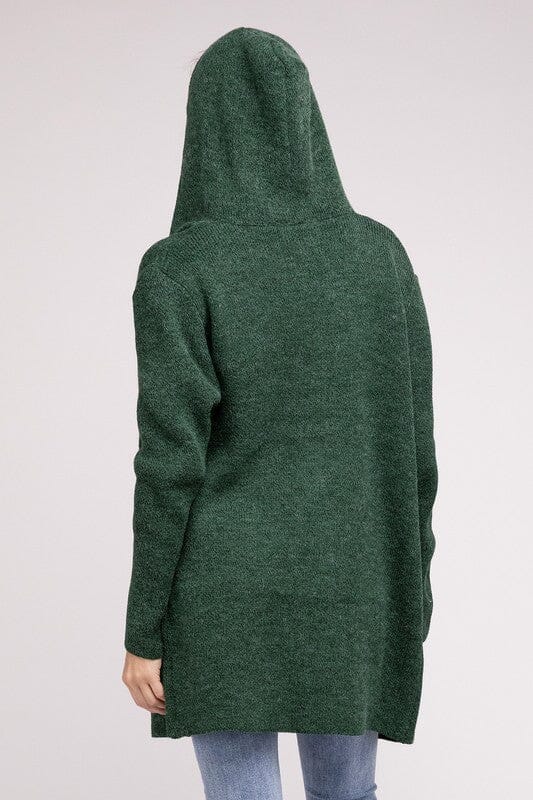 Francesca Cardigan con Cappuccio Aperto Frontal per Donne