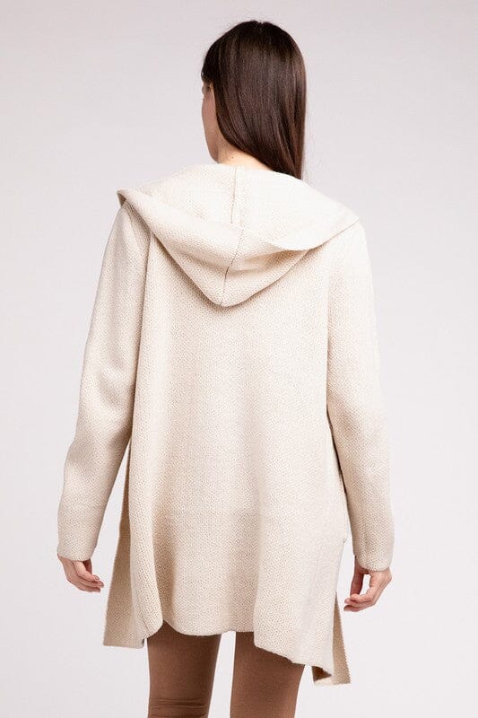 Francesca Cardigan con Cappuccio Aperto Frontal per Donne