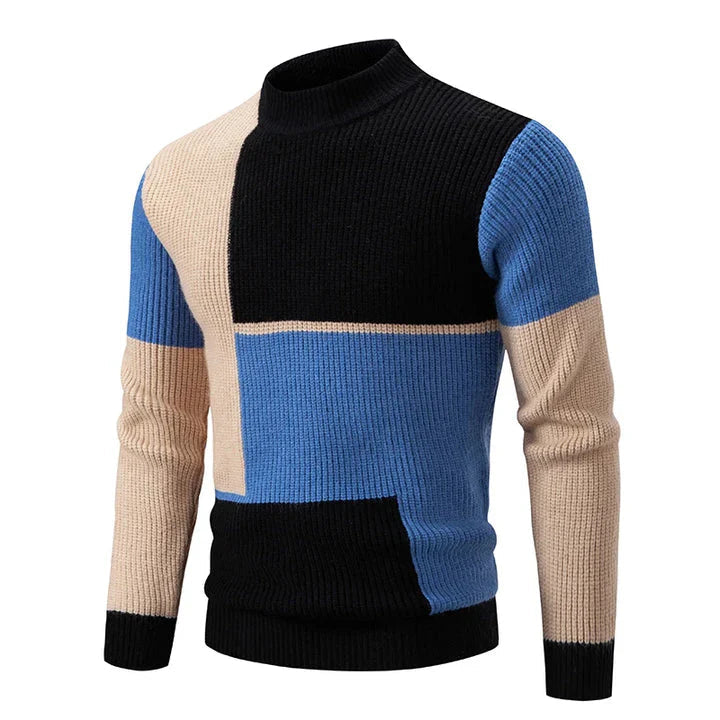 Maglione Autunnale per Uomo con Design Colorato – Stile Quotidiano