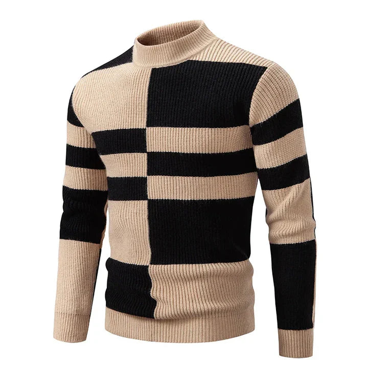 Maglione Autunnale per Uomo con Design Colorato – Stile Quotidiano