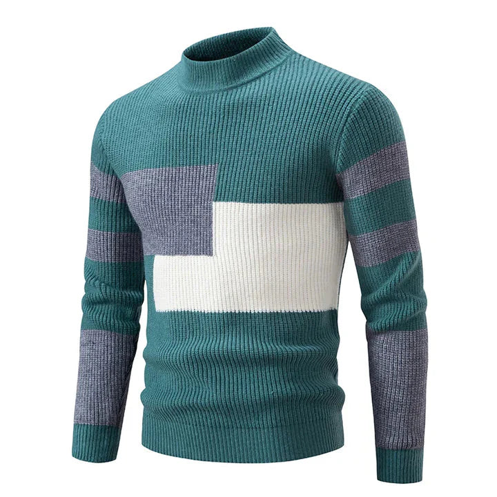 Maglione Autunnale per Uomo con Design Colorato – Stile Quotidiano