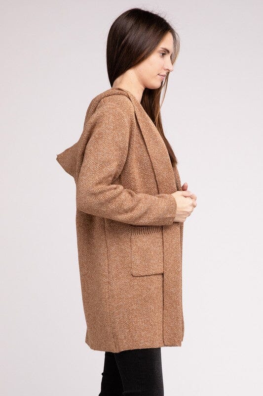 Francesca Cardigan con Cappuccio Aperto Frontal per Donne