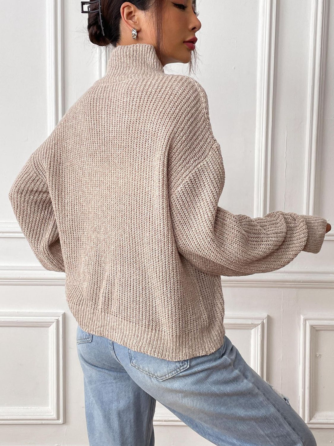 Maglione invernale rilassato e senza tempo per ogni occasione