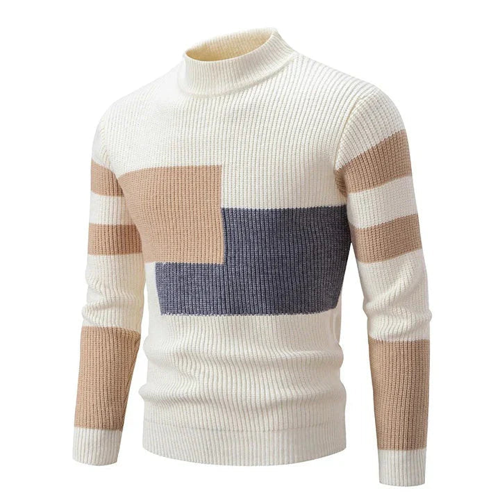 Maglione Autunnale per Uomo con Design Colorato – Stile Quotidiano