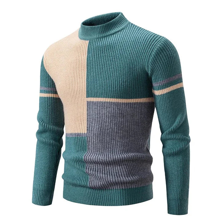 Maglione Autunnale per Uomo con Design Colorato – Stile Quotidiano