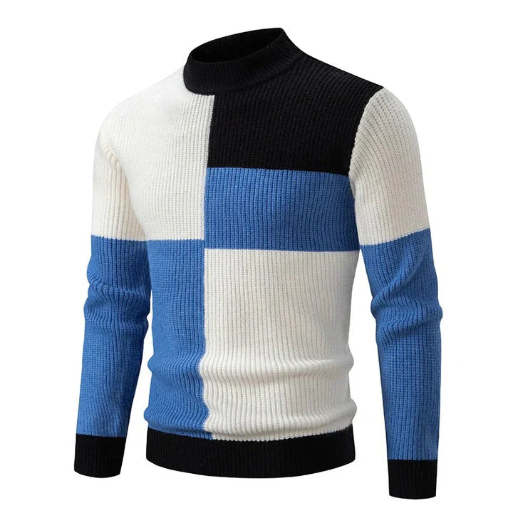 Maglione Autunnale per Uomo con Design Colorato – Stile Quotidiano