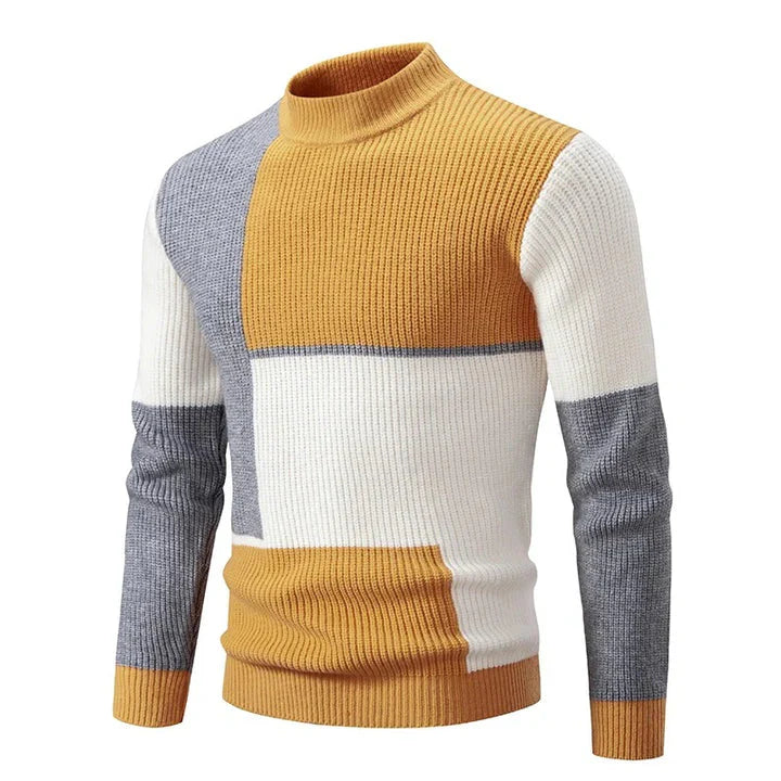 Maglione Autunnale per Uomo con Design Colorato – Stile Quotidiano