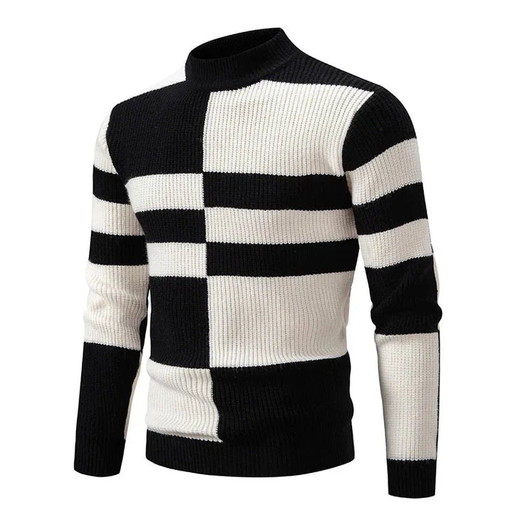Maglione Autunnale per Uomo con Design Colorato – Stile Quotidiano