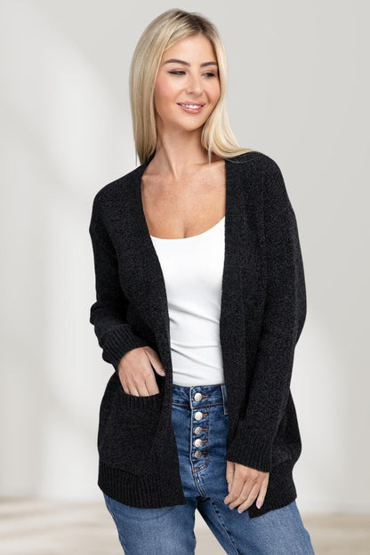 Cardigan Aperto in Maglia Confortevole per Ogni Occasione
