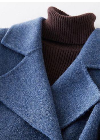 Cappotto Invernale Lungo Oversize con Chiusura a Doppio Petto