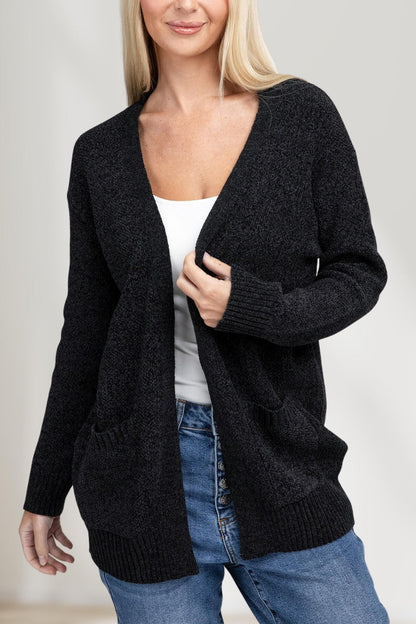 Cardigan Aperto in Maglia Confortevole per Ogni Occasione