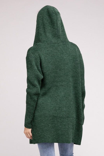 Francesca Cardigan con Cappuccio Aperto Frontal per Donne