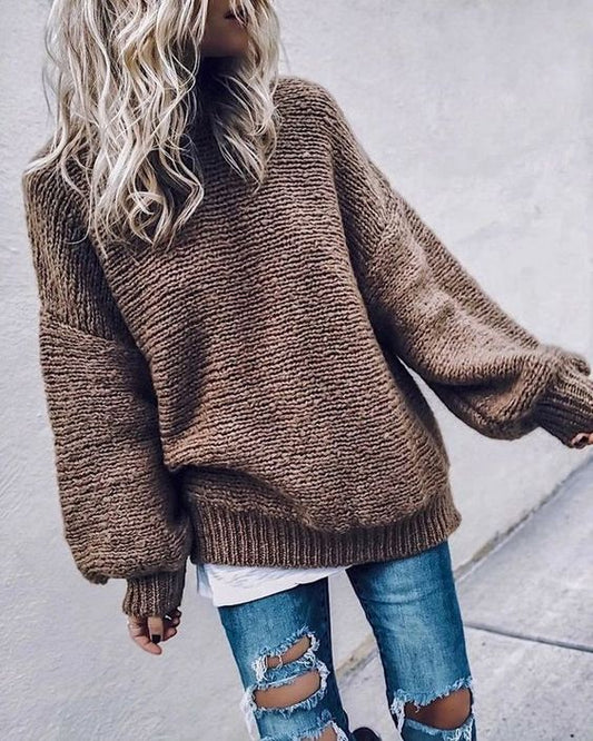 Maglione Collo Alto Casual per Look Informale