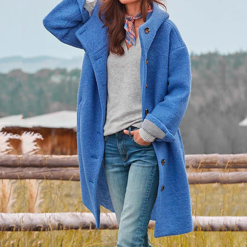 Elegante Giacca Invernale Spessa per Donne