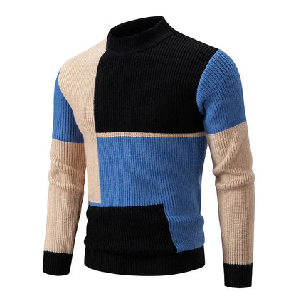 Maglione Autunnale per Uomo con Design Colorato – Stile Quotidiano