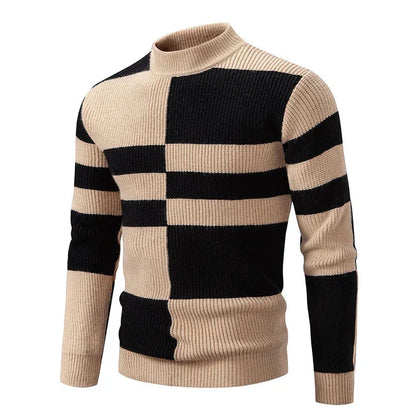 Maglione Autunnale per Uomo con Design Colorato – Stile Quotidiano