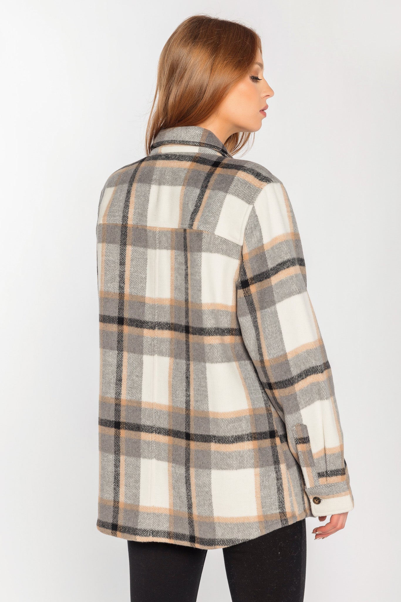 Elegante Shacket a Quadri Opal - Perfetto per Ogni Occasione