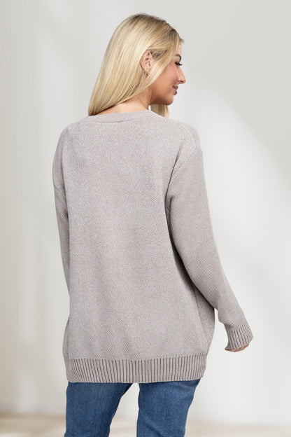 Cardigan Aperto in Maglia Confortevole per Ogni Occasione