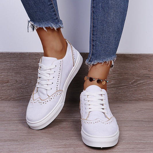 Sneakers Basse da Donna con Lacci – Eleganti e Comode