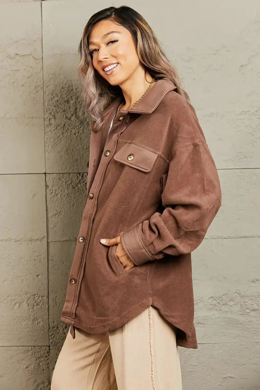 Giacca Donna Comoda con Bottoni