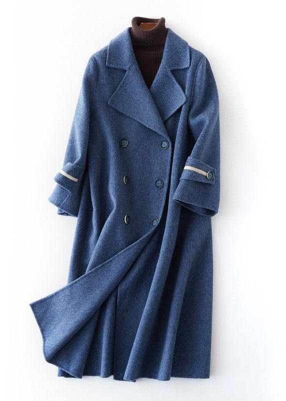 Cappotto Invernale Lungo Oversize con Chiusura a Doppio Petto