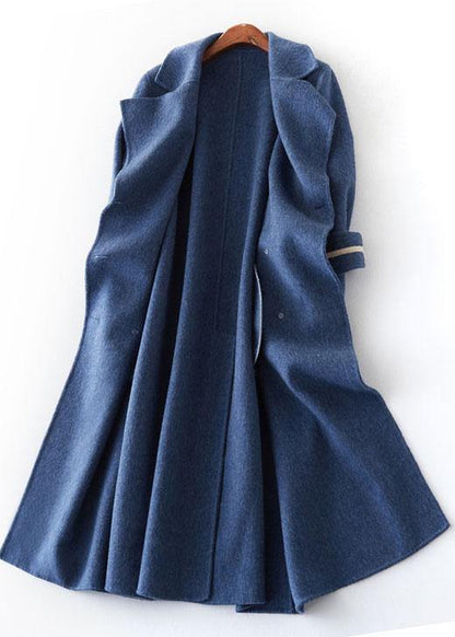 Cappotto Invernale Lungo Oversize con Chiusura a Doppio Petto