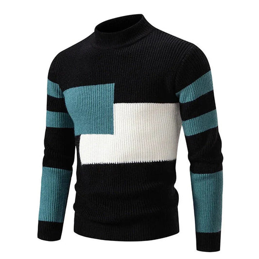 Maglione Autunnale per Uomo con Design Colorato – Stile Quotidiano